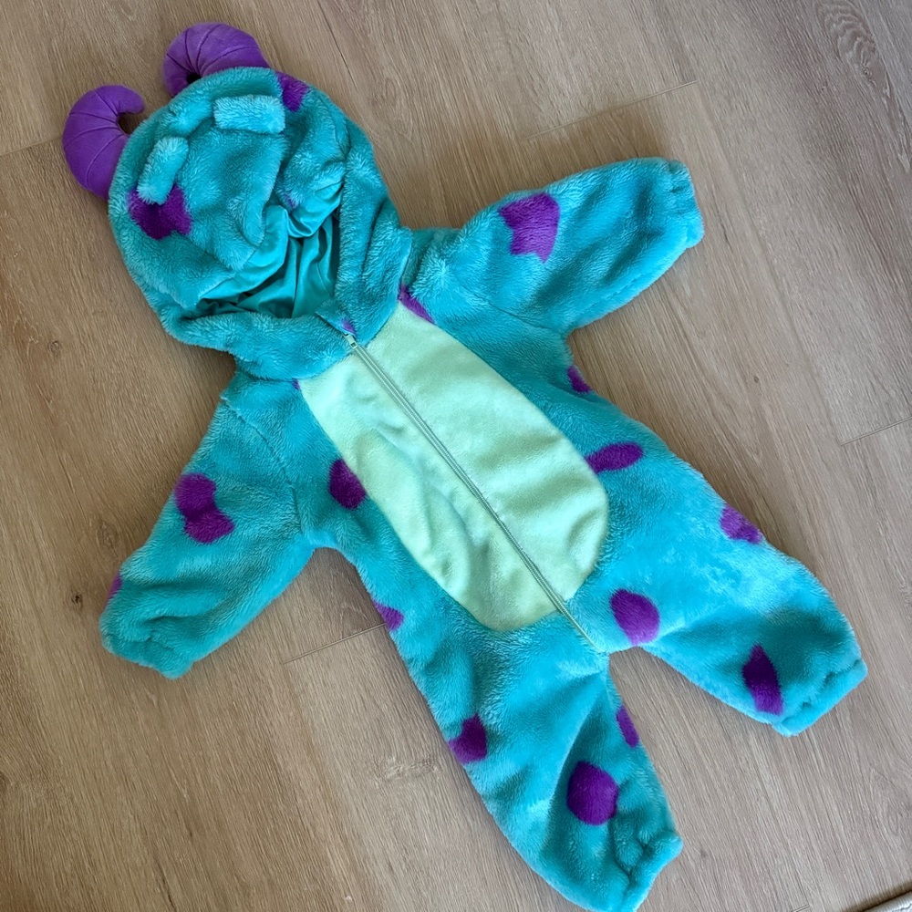 Teal and Purple Monster Costume for Kids